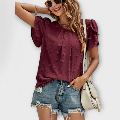 Charlotte - Den perfekte polka-dot bluse