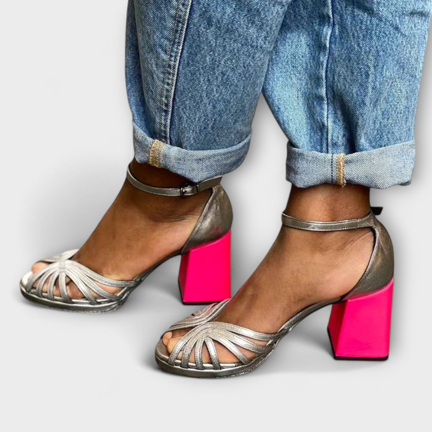 Naelle - Elegante Glitrende Sandaler