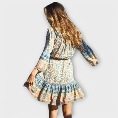 Keitha - Kort Boho-Kjole