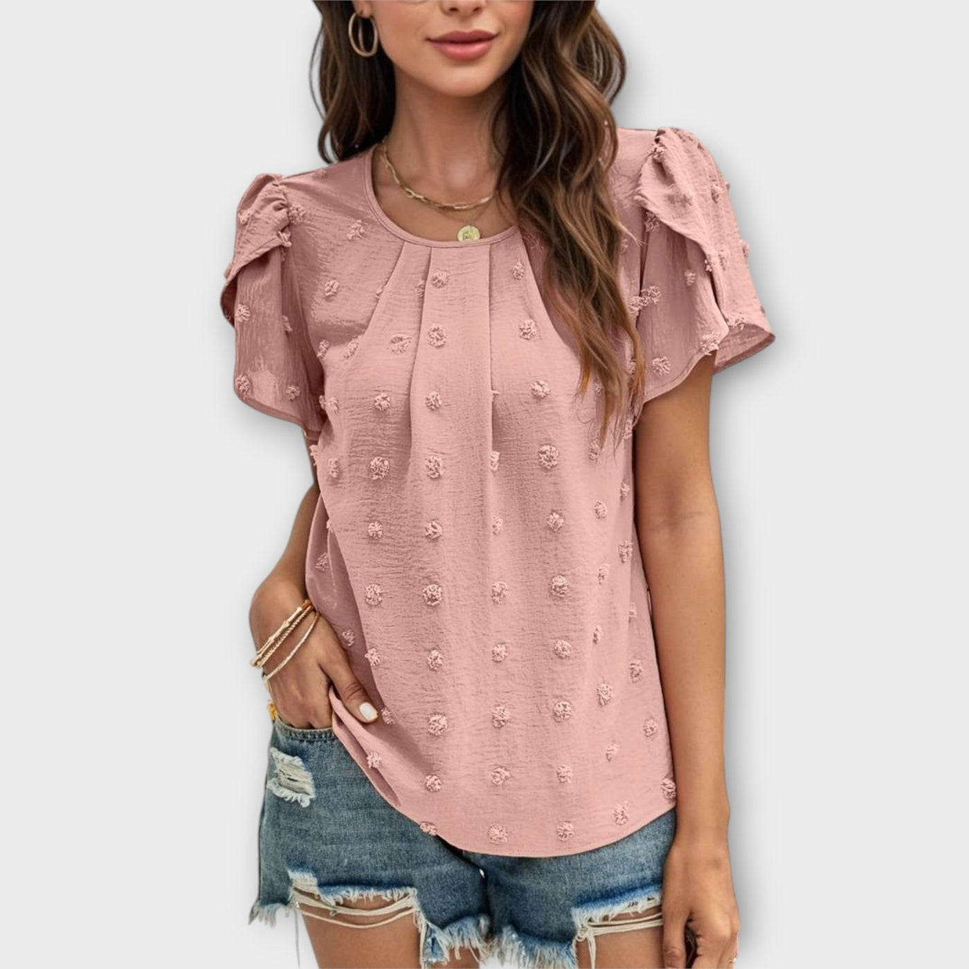 Charlotte - Den perfekte polka-dot bluse