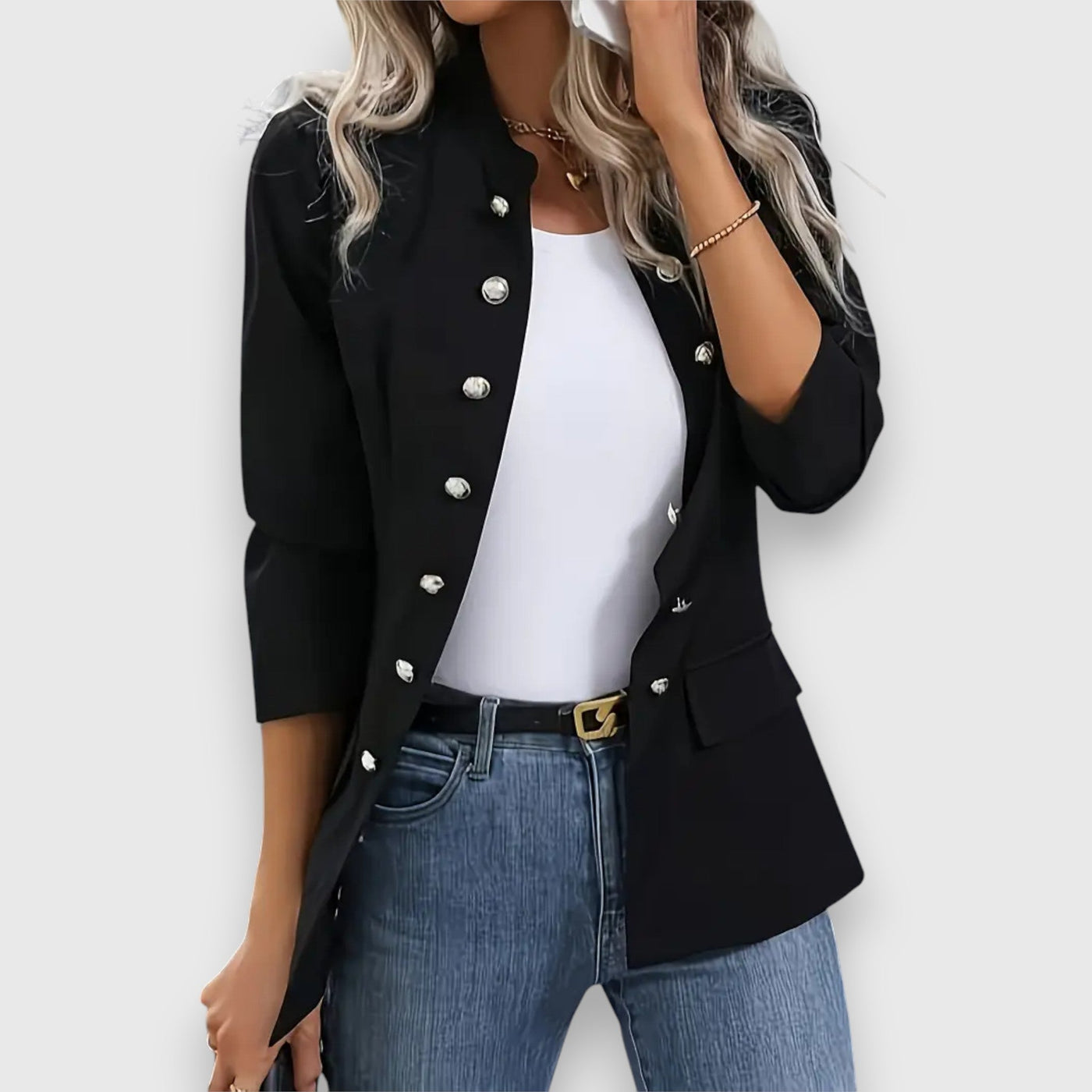 Piala – Blazer med klassiske knapper