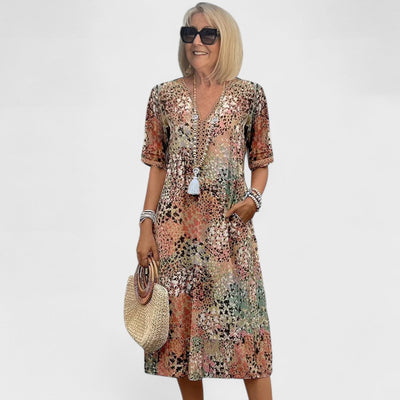 Colette - Vibrant midi kjole