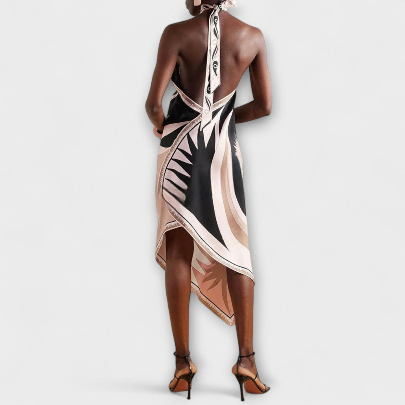 Ivy - Unik satin stropkjole