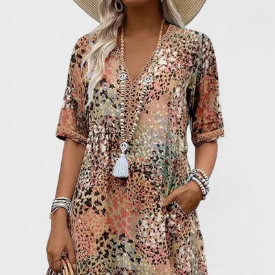 Colette - Vibrant midi kjole