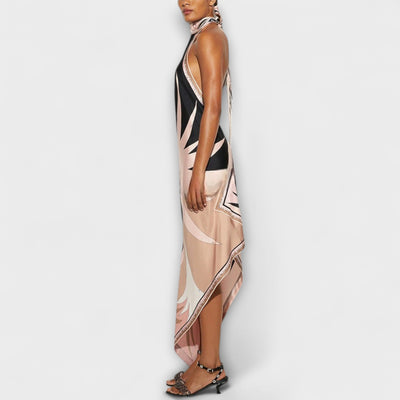 Ivy - Unik satin stropkjole