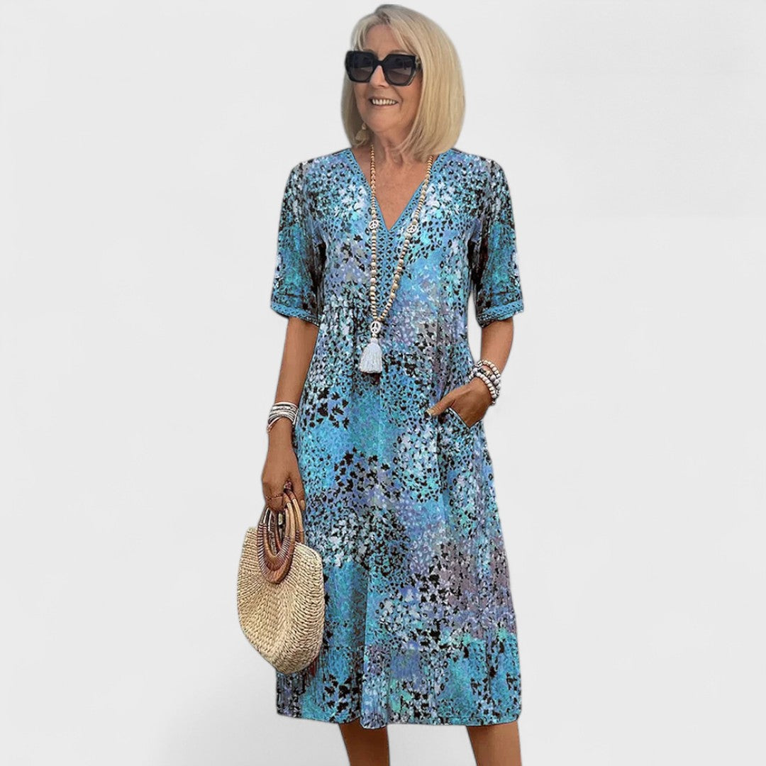 Colette - Vibrant midi kjole