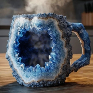 CrystalMug - Mineral Krystal Kaffe Kopper