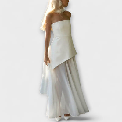 Goldie - Maxikjole i chiffon