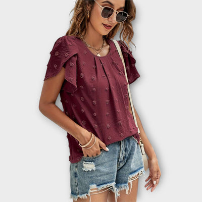 Charlotte - Den perfekte polka-dot bluse