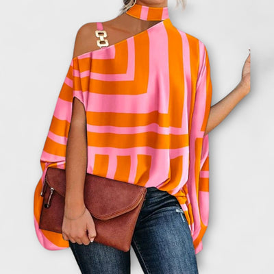 Off-shoulder bluse til damer