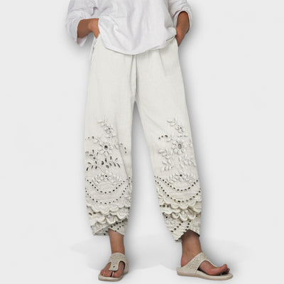 Chloe – Elegante Print Spidsbukser