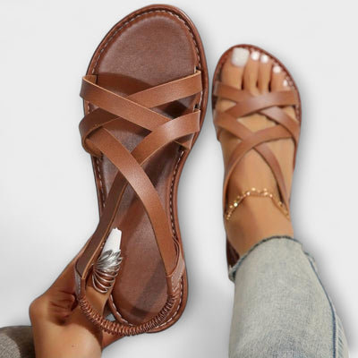 Deborah - Damens Sandaler med let krydsrem