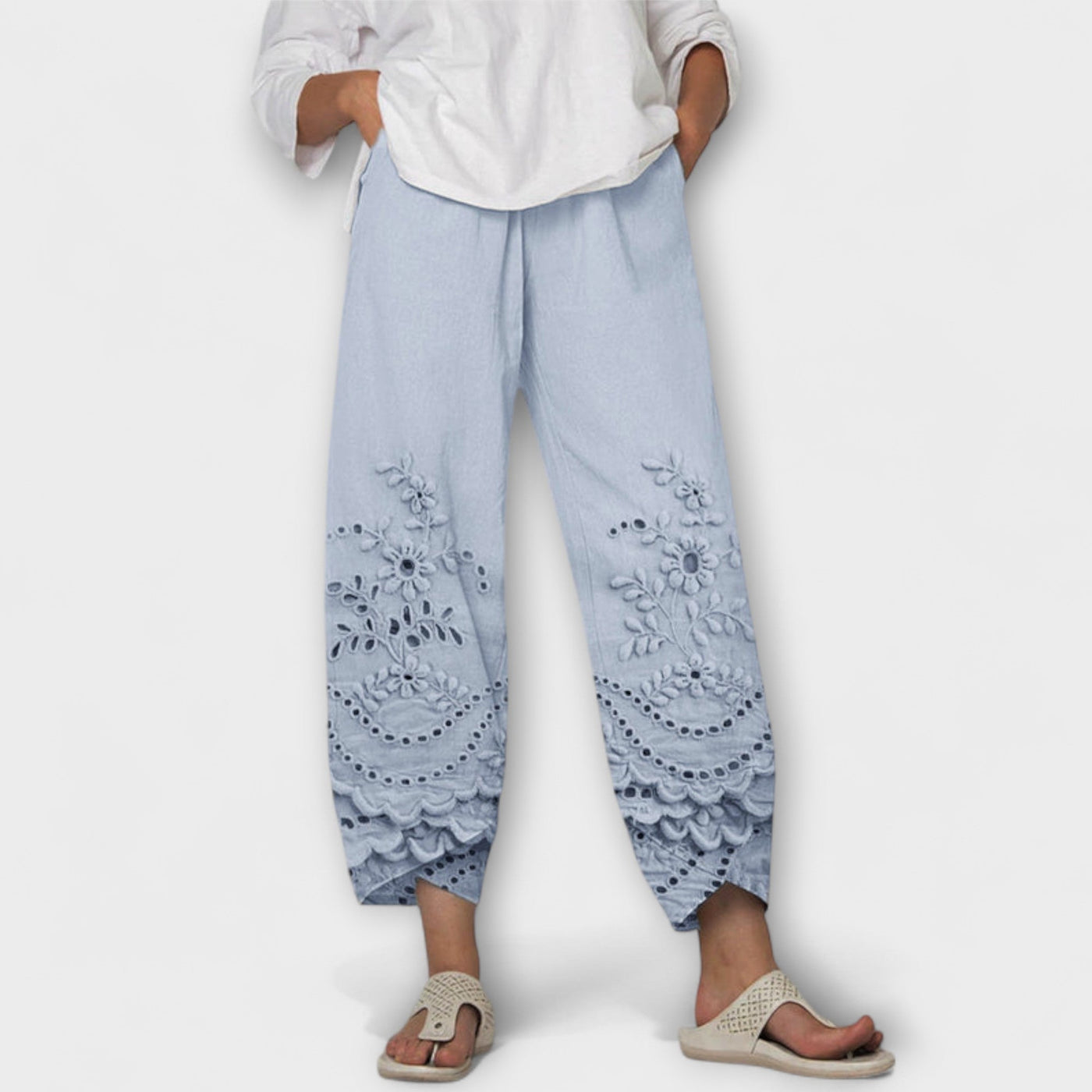 Chloe – Elegante Print Spidsbukser