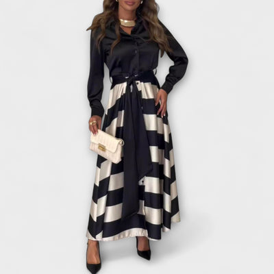 Hedda - Largo Skjortekjole med Bælte