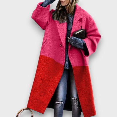 Fioren – Lang frakke i oversized stil
