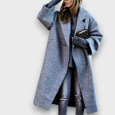 Fioren – Lang frakke i oversized stil