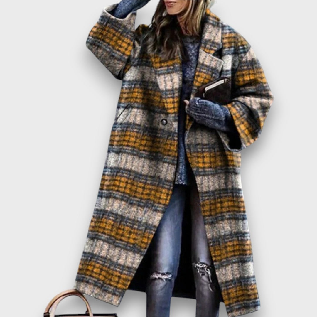 Fioren – Lang frakke i oversized stil