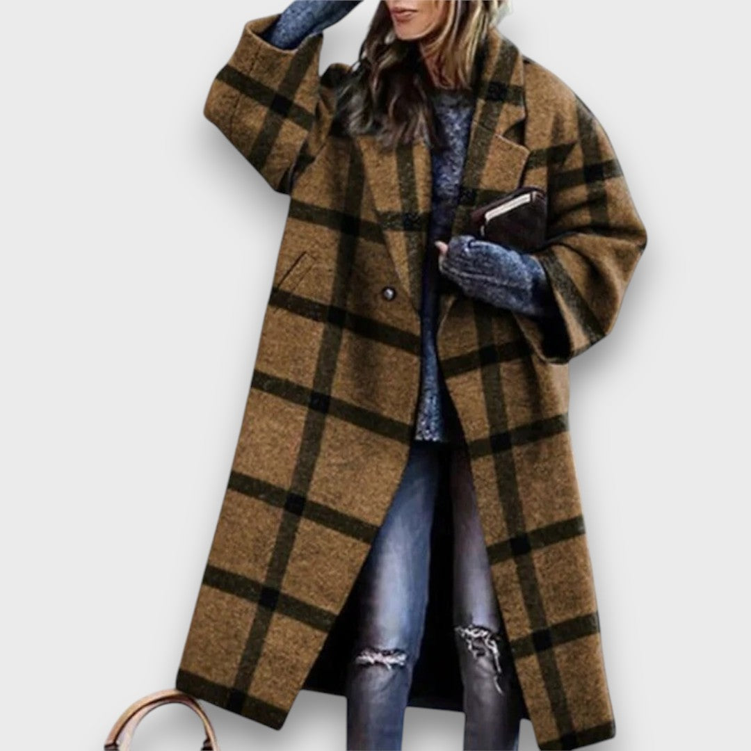 Fioren – Lang frakke i oversized stil