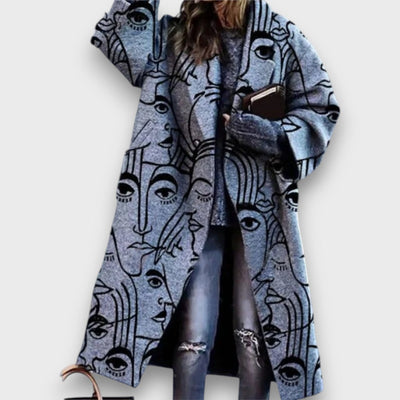 Fioren – Lang frakke i oversized stil