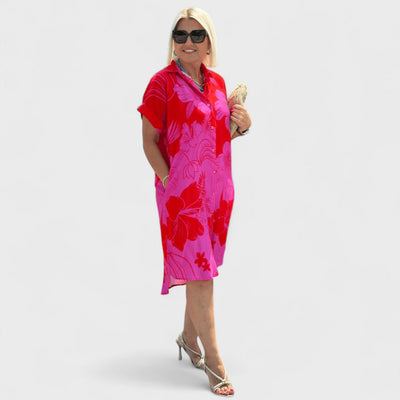 Naomi – Kjole med blomsterprint