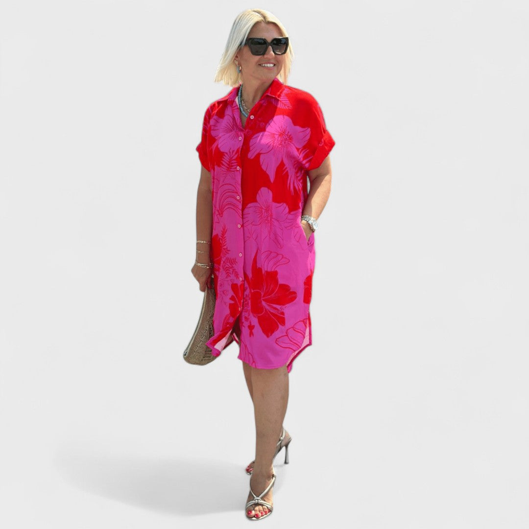 Naomi – Kjole med blomsterprint