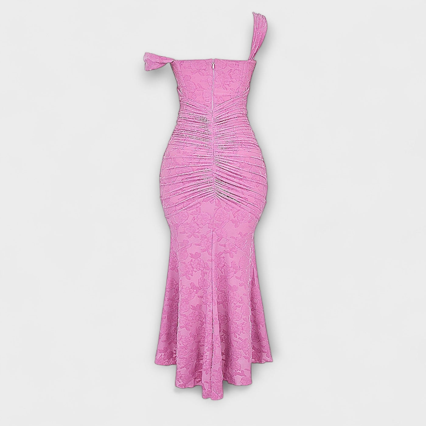 Renske - Lang Kjole med Elegante og Raffinerede Korset