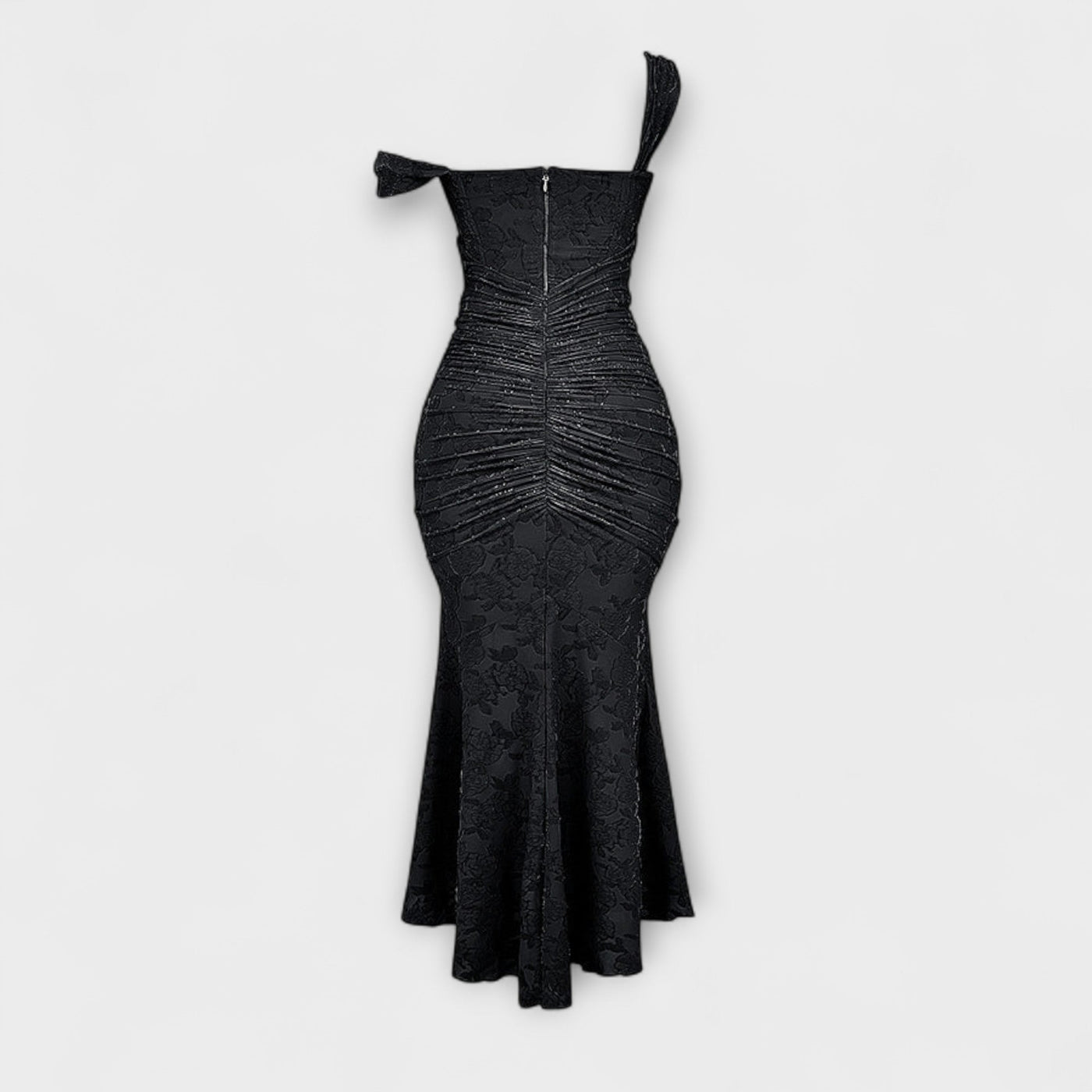 Renske - Lang Kjole med Elegante og Raffinerede Korset