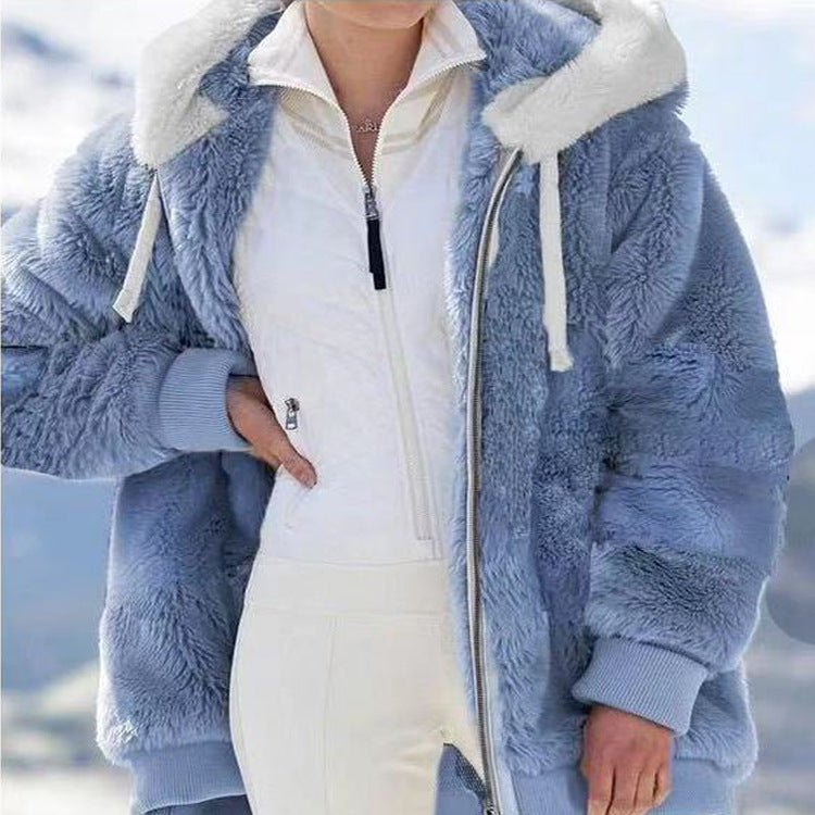 Isabella™ Vinterjakke til Kvinder med Hætte og Lynlås