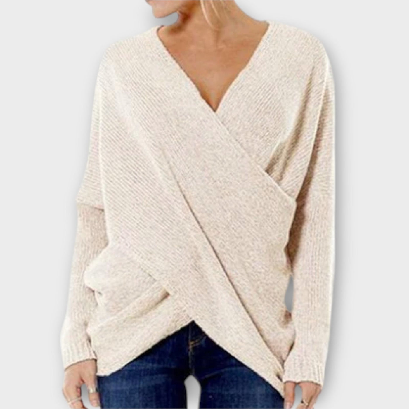 Heidi - Krydsende Pullover
