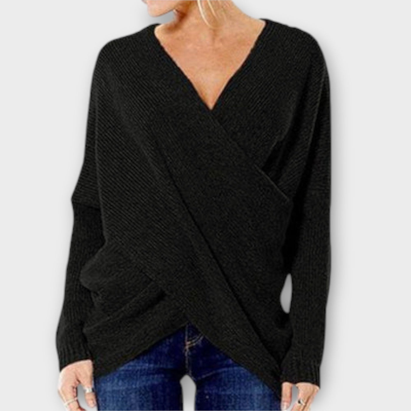 Heidi - Krydsende Pullover