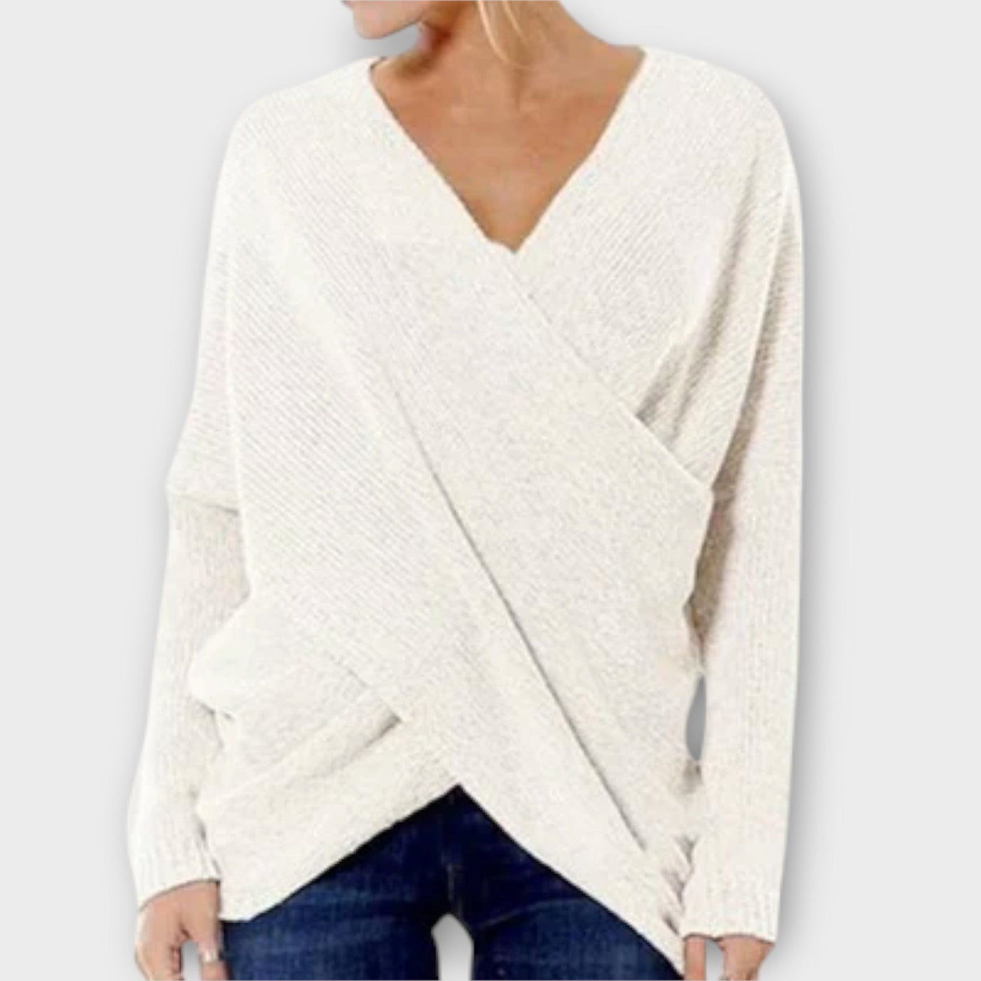 Heidi - Krydsende Pullover