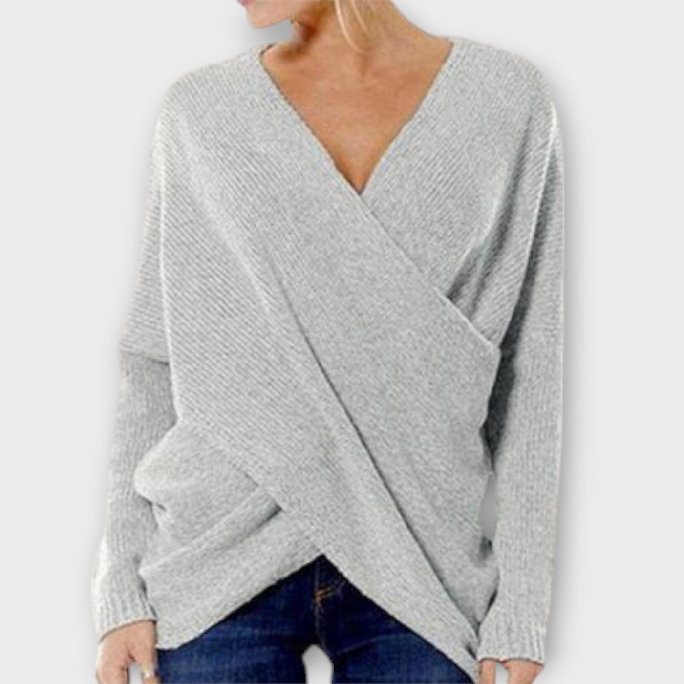 Heidi - Krydsende Pullover
