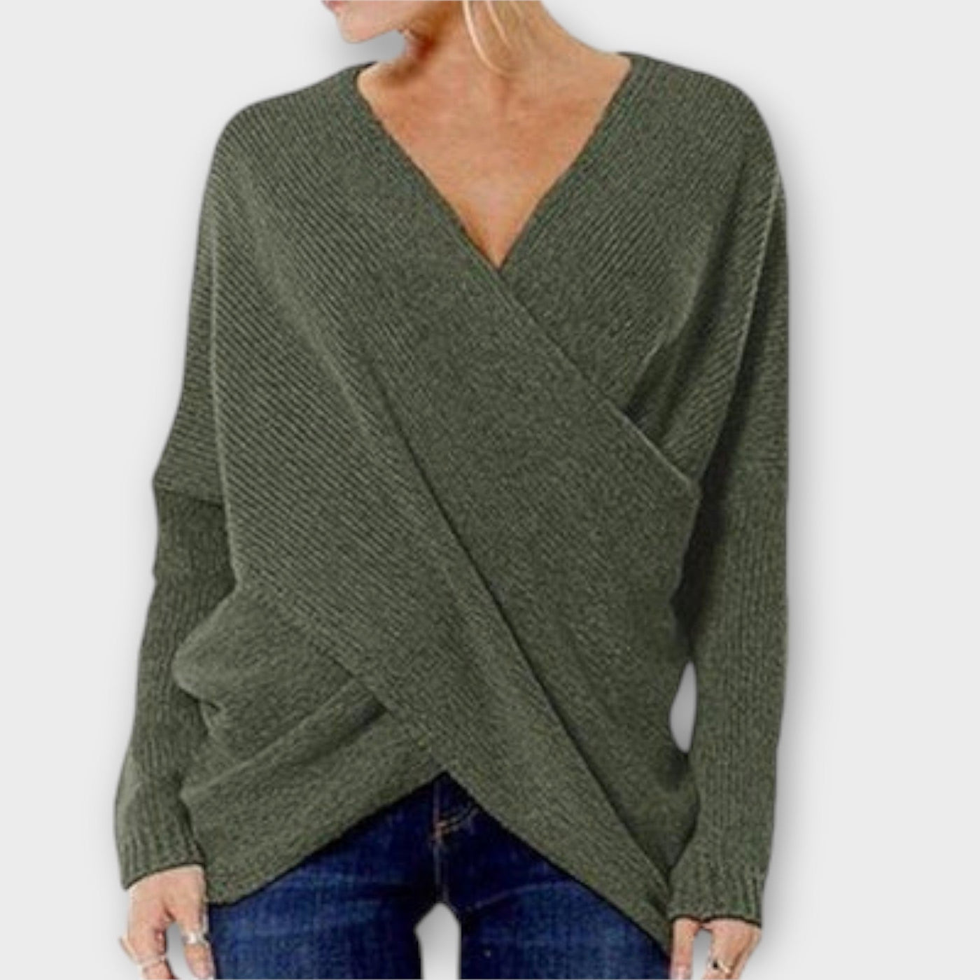 Heidi - Krydsende Pullover
